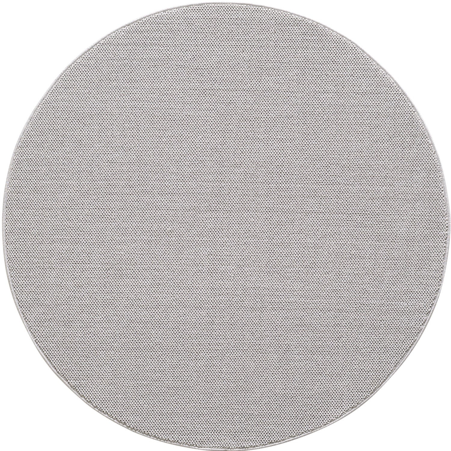 Tapis Rond Naturel aspect jute - Gris Clair – STUDIO DECO