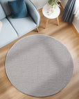 Tapis Rond Naturel aspect jute - Gris Clair – STUDIO DECO