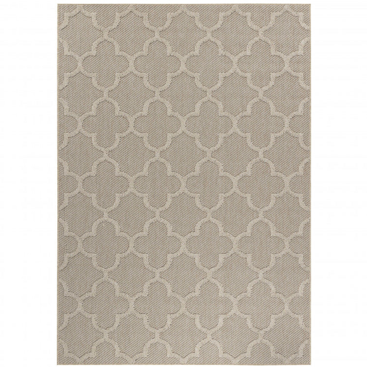 Tapis effet Jute naturel Alhambra - Beige