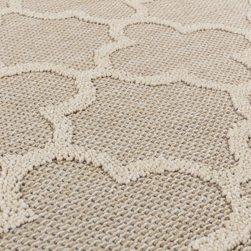 Tapis effet Jute naturel Alhambra - Beige