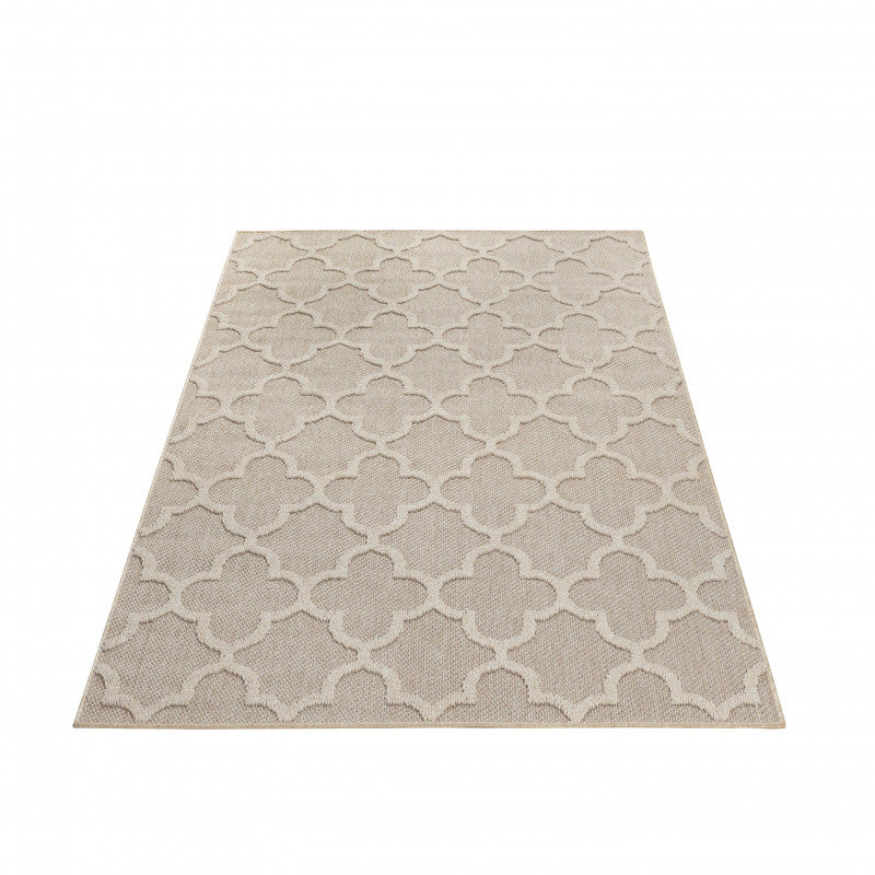 Tapis effet Jute naturel Alhambra - Beige