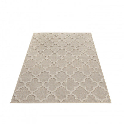 Tapis effet Jute naturel Alhambra - Beige