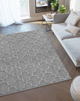 Tapis effet Jute naturel Alhambra - Gris – STUDIO DECO