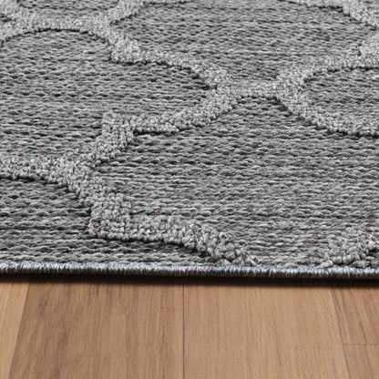 Tapis effet Jute naturel Alhambra - Gris