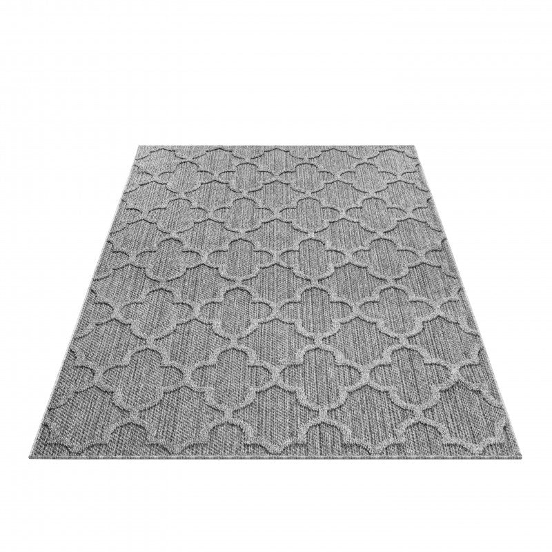 Tapis effet Jute naturel Alhambra - Gris