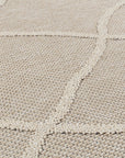 Tapis effet Jute naturel à Relief Losanges - Beige – STUDIO DECO