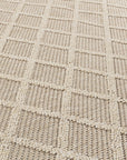 Tapis effet Jute naturel à Relief Stries - Beige – STUDIO DECO