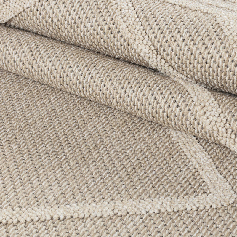 Tapis effet Jute naturel à Relief Berbère - Beige – STUDIO DECO