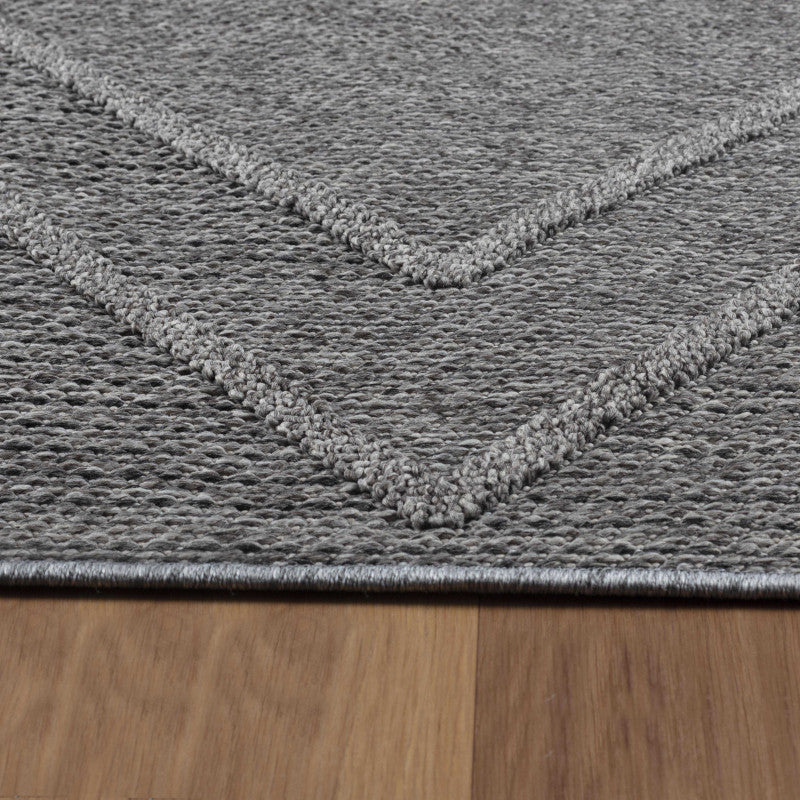 Tapis effet Jute naturel à Relief Berbère - Gris – STUDIO DECO