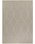 Tapis effet Jute naturel à Relief Géométrique - Beige – STUDIO DECO