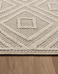 Tapis effet Jute naturel à Relief pavés - Beige – STUDIO DECO