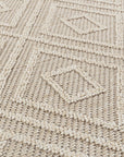 Tapis effet Jute naturel à Relief pavés - Beige – STUDIO DECO