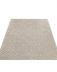 Tapis effet Jute naturel à Relief pavés - Beige – STUDIO DECO