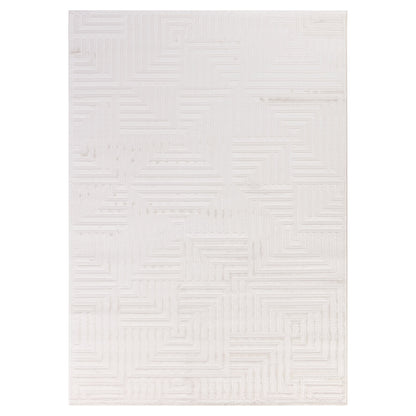 Tapis Ultra Dense Aspect Laine - Aswan Crème