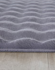 Tapis de fourrure à relief DAVE - Gris – STUDIO DECO