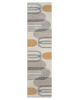 Tapis Bohème Abstrait - Beige et Ocre – STUDIO DECO