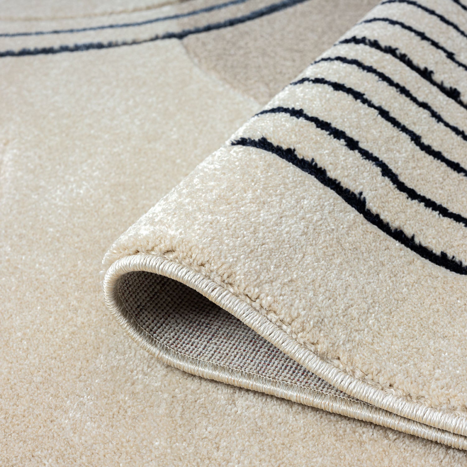 Tapis Bohème Abstrait - Beige et Ocre – STUDIO DECO