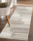 Tapis de couloir Bohème Abstrait - Beige et Crème – STUDIO DECO