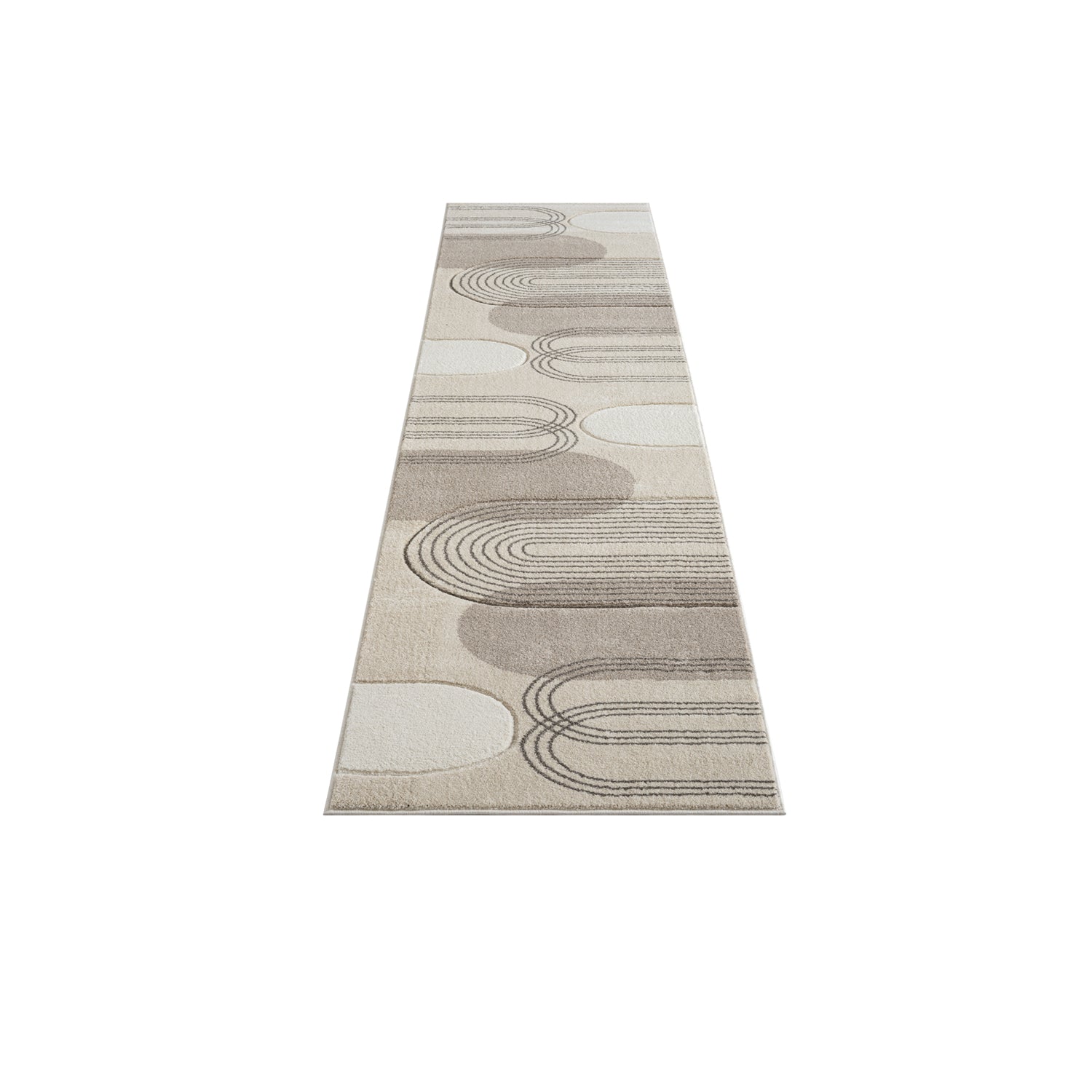 Tapis de couloir Bohème Abstrait - Beige et Crème – STUDIO DECO