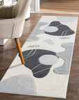 Tapis de couloir Bohème Aesthetic - Gris et Bleu – STUDIO DECO