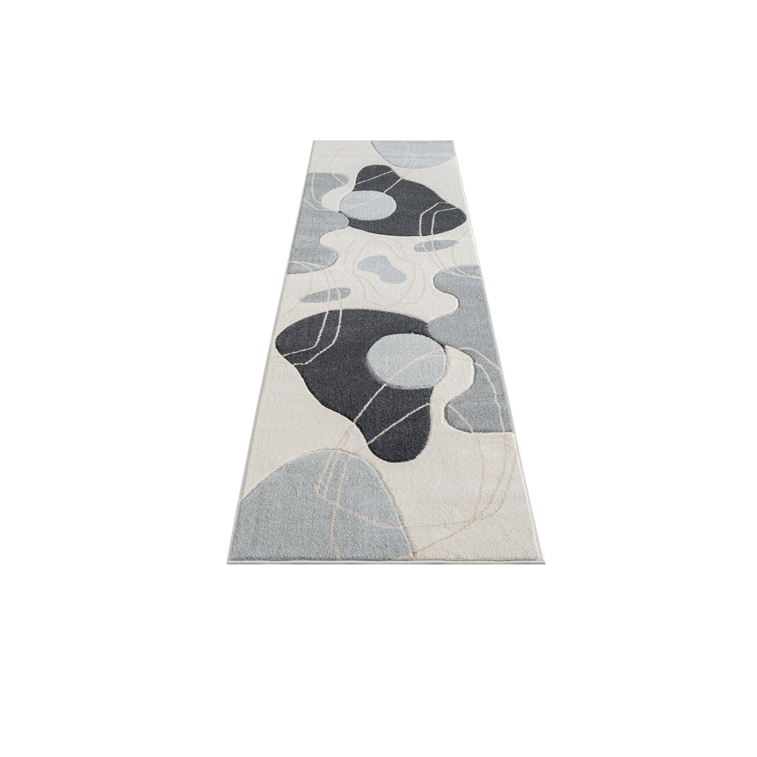 Tapis de couloir Bohème Aesthetic - Gris et Bleu – STUDIO DECO