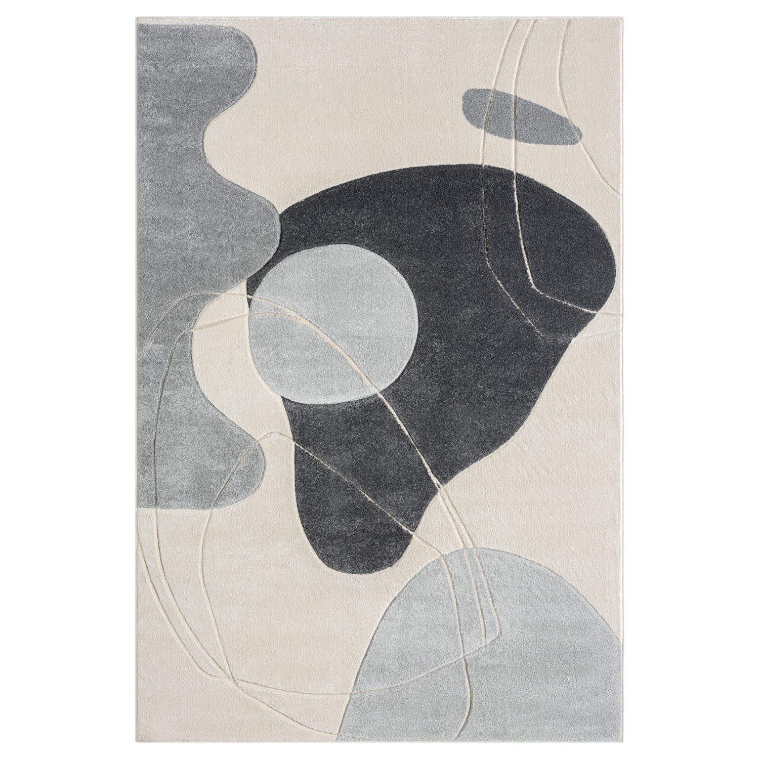 Tapis Bohème Aesthetic - Gris et Bleu – STUDIO DECO