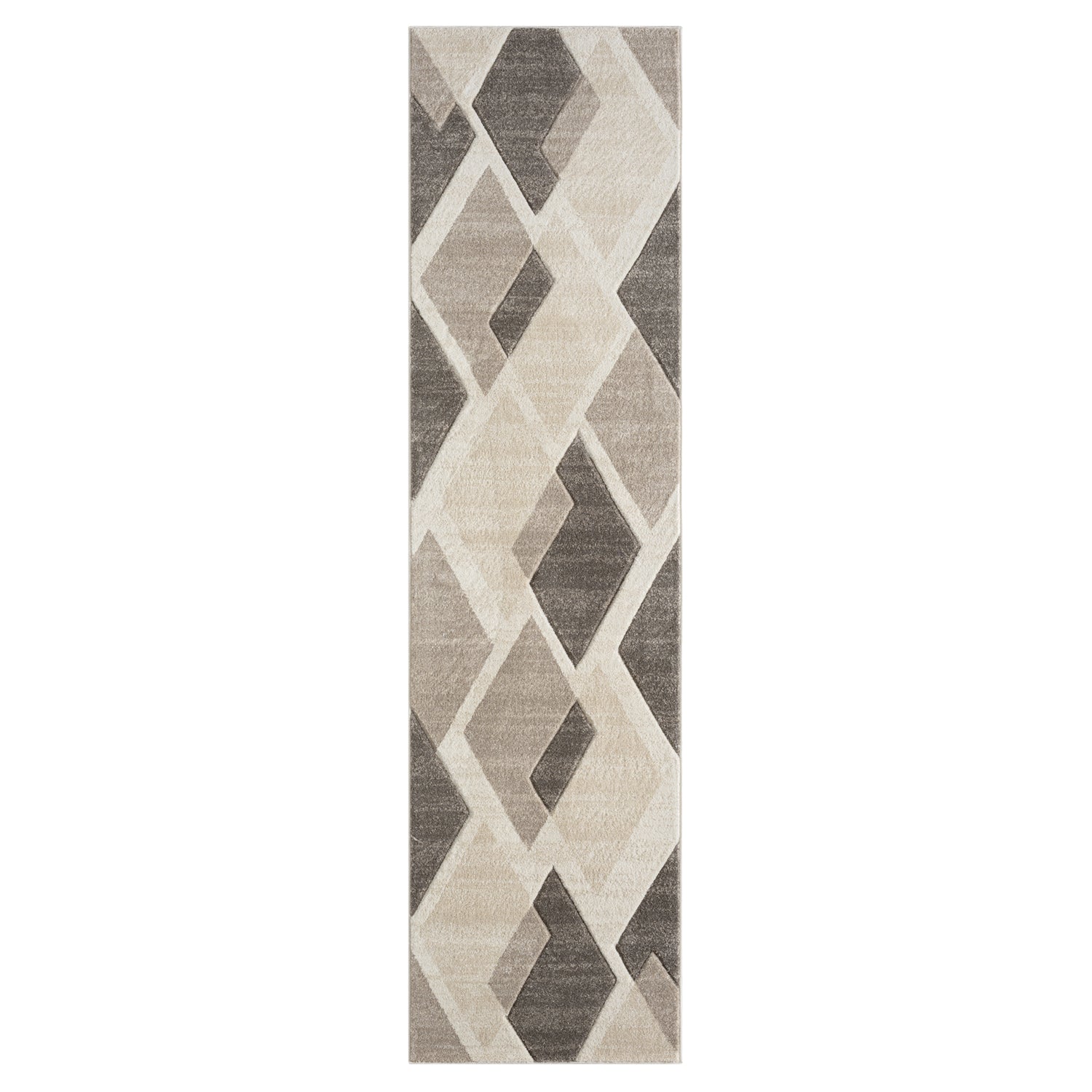 Tapis de couloir Géométrique - NARA Beige – STUDIO DECO