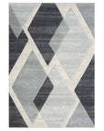 Tapis Géométrique - NARA Gris – STUDIO DECO