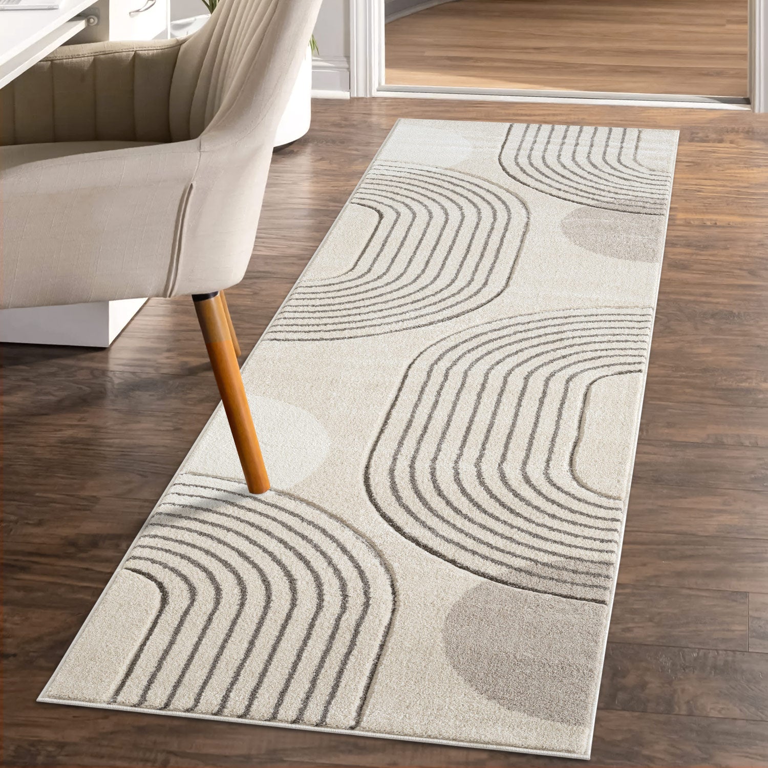 Tapis de couloir Bohème Pop - Beige – STUDIO DECO