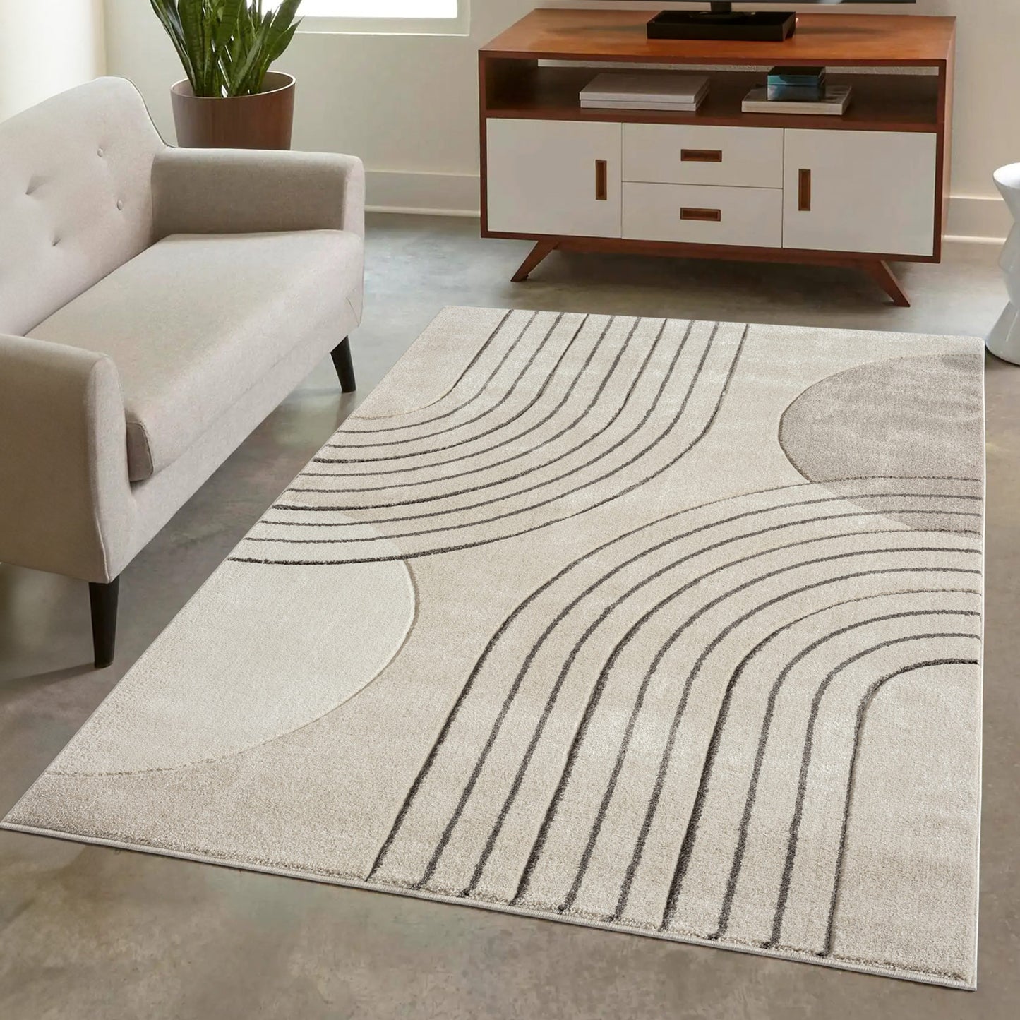 Tapis Bohème Chic - Beige