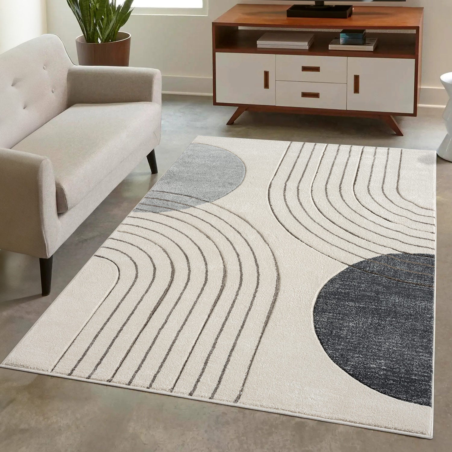 Tapis Bohème Pop - Crème – STUDIO DECO