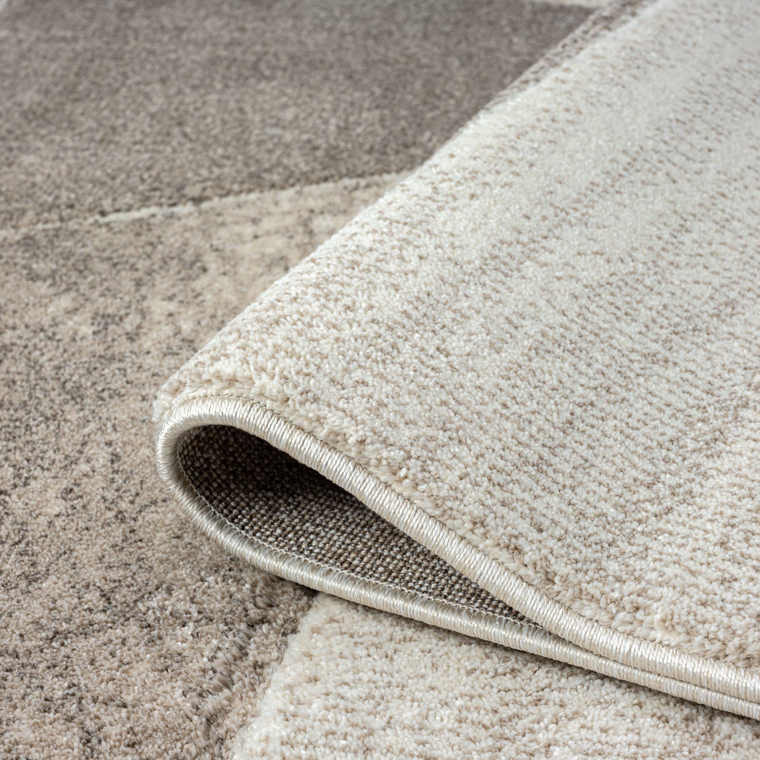 Tapis Géométrique - Abstrait Beige – STUDIO DECO