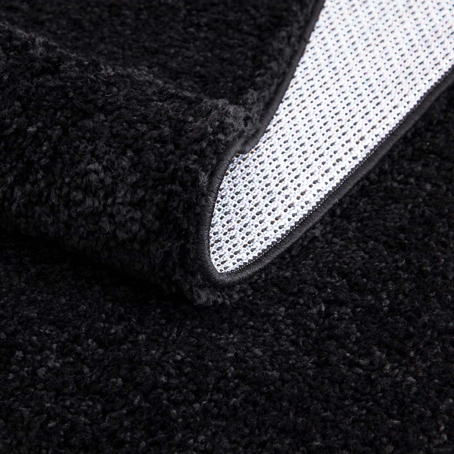 Tapis à Poils Longs Rond SOFTY - Anthracite – STUDIO DECO
