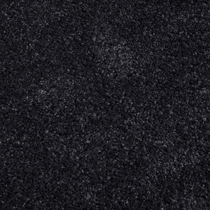 Tapis à Poils Longs Rond SOFTY - Noir Anthracite