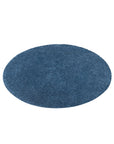 Tapis à Poils Longs Rond SOFTY - Bleu – STUDIO DECO