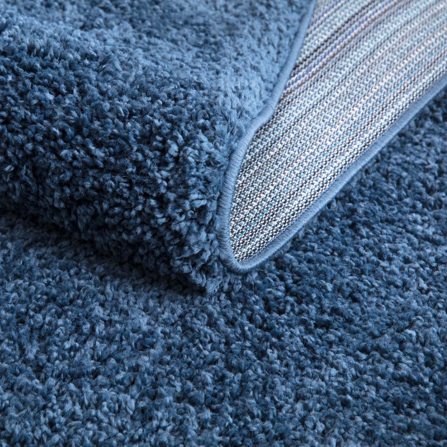 Tapis à Poils Longs SOFTY - Bleu – STUDIO DECO
