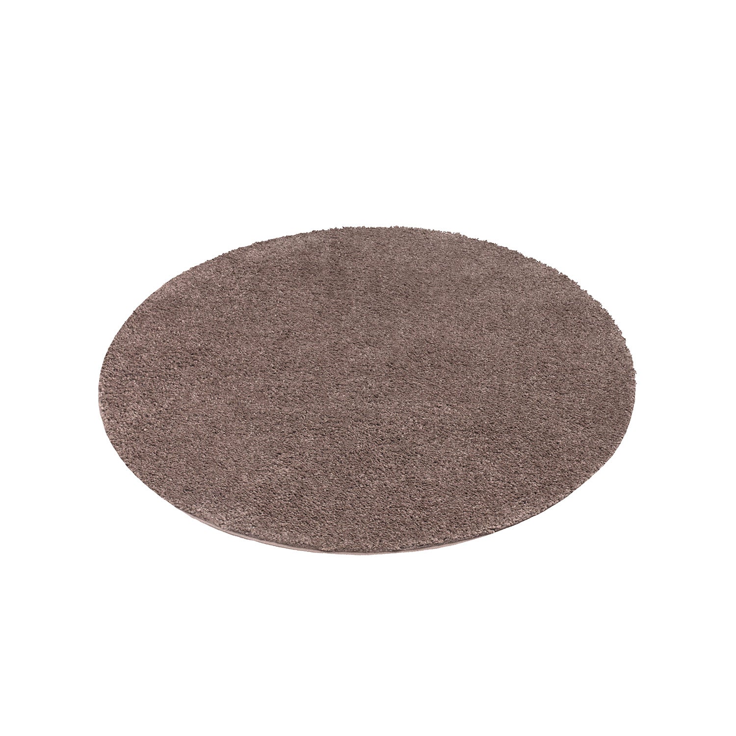 Tapis à Poils Longs Rond SOFTY - Mocca – STUDIO DECO