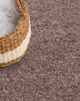 Tapis à Poils Longs Rond SOFTY - Mocca – STUDIO DECO