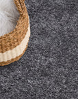 Tapis à Poils Longs SOFTY - Gris foncé – STUDIO DECO