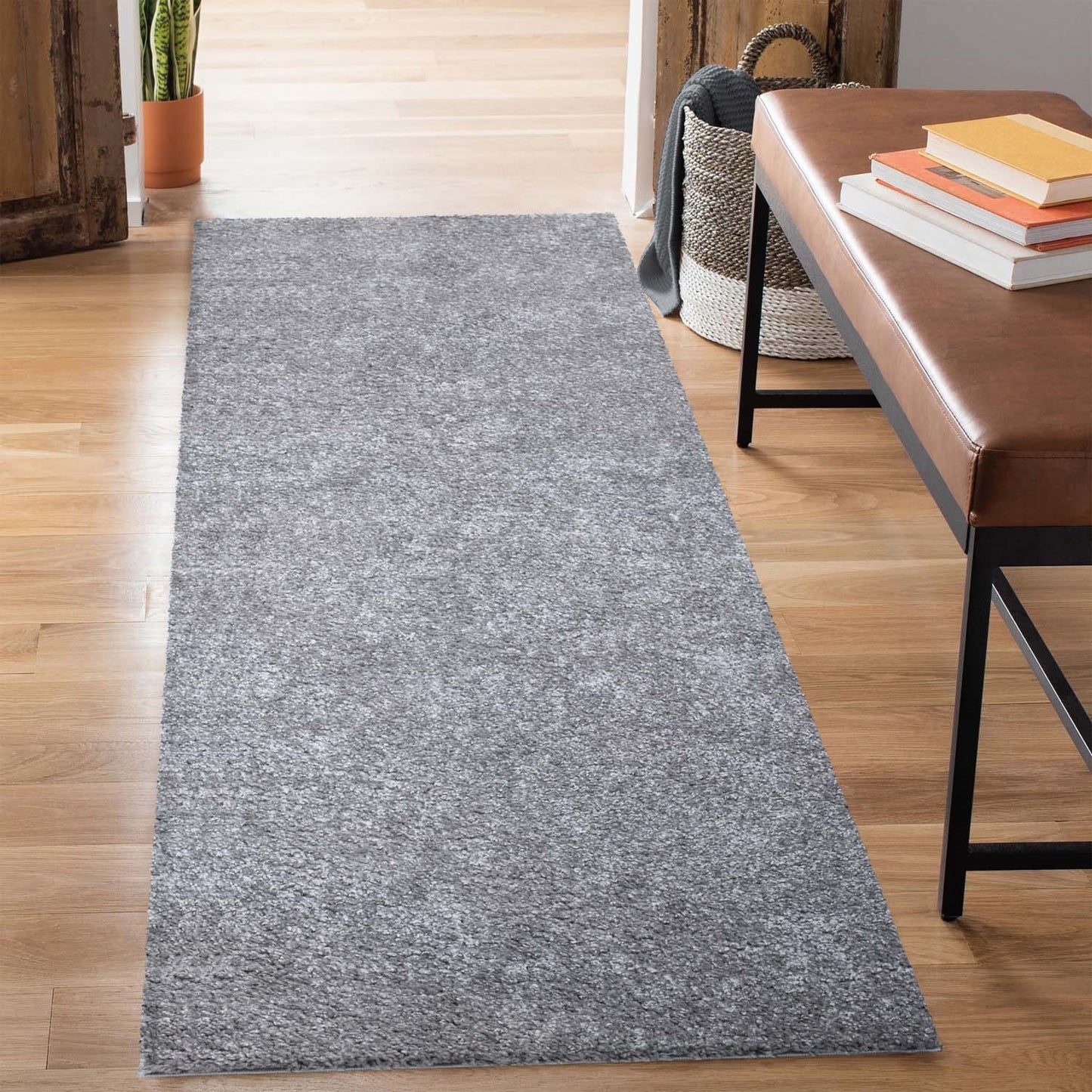 Tapis à Poils Longs SOFTY - Gris souris