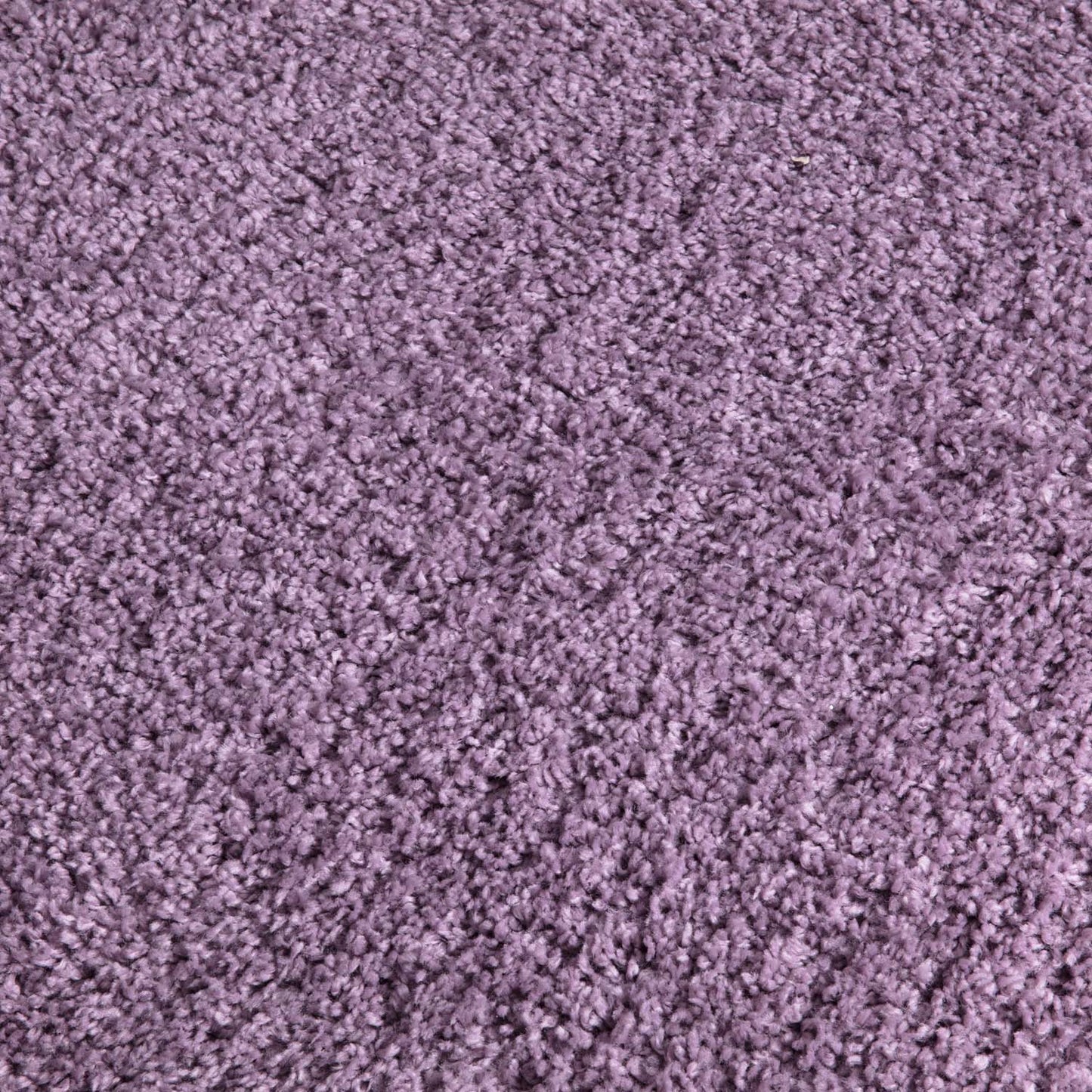 Tapis à Poils Longs Rond SOFTY - Violet de Parme