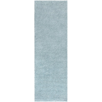 Tapis à Poils Longs SOFTY - Bleu Azur