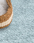 Tapis à Poils Longs SOFTY - Bleu Azur – STUDIO DECO