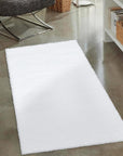 Tapis de couloir à Poils Longs SOFTY - Blanc – STUDIO DECO