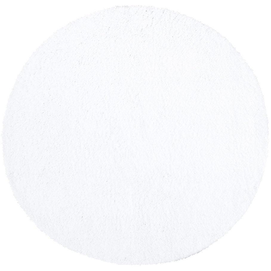 Tapis à Poils Longs Rond SOFTY - Blanc – STUDIO DECO