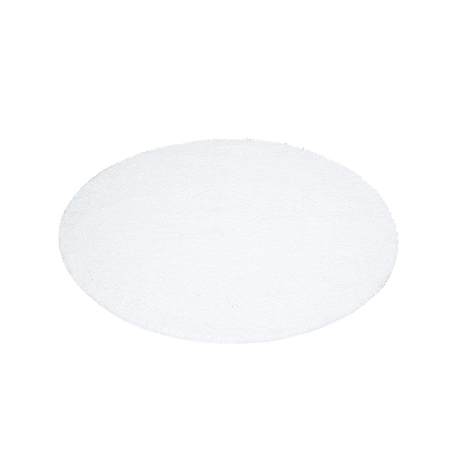 Tapis à Poils Longs Rond SOFTY - Blanc – STUDIO DECO