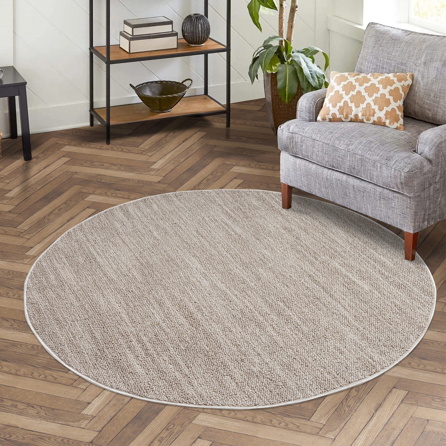 Tapis Nova Rond laineux - Beige – STUDIO DECO