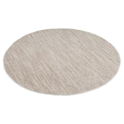 Tapis Nova Rond laineux - Beige