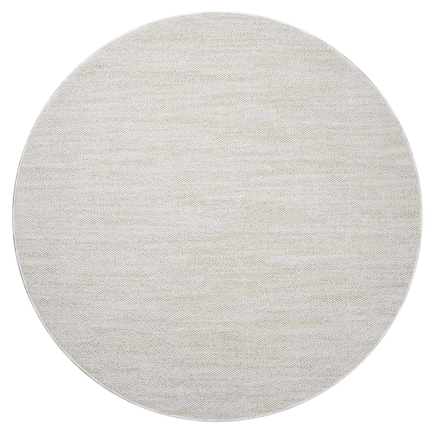 Tapis Nova Rond laineux - Crème – STUDIO DECO