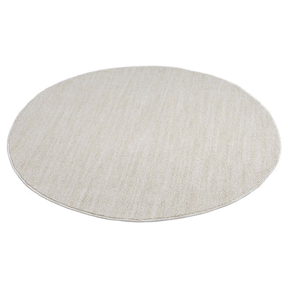 Tapis Nova Rond laineux - Crème